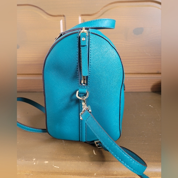 Brand New Kate spade rounded satchel, teal - Picture 6 of 12